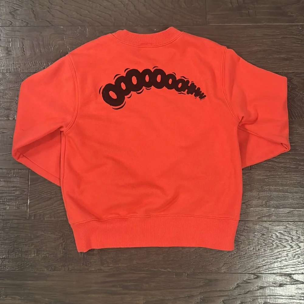 Forever 21 Disney Toy Story Red Sweatshirt with Black Alien and ‘Oooooohh’ Small